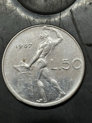 Moneta rara lire 1987 - 50,