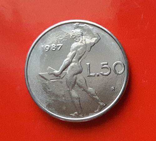 Lire 1987 errore mancanze - 50,
