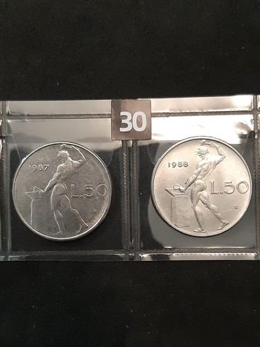 Italia set 50 lire vulcano - set,