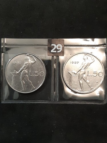 Italia set 50 lire vulcano - ,