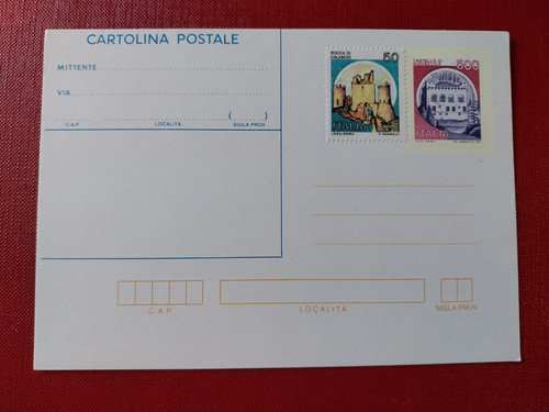 Italia 1987 cartolina postale - italia,