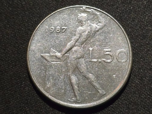 Italia lire 1987 circolata - 50,